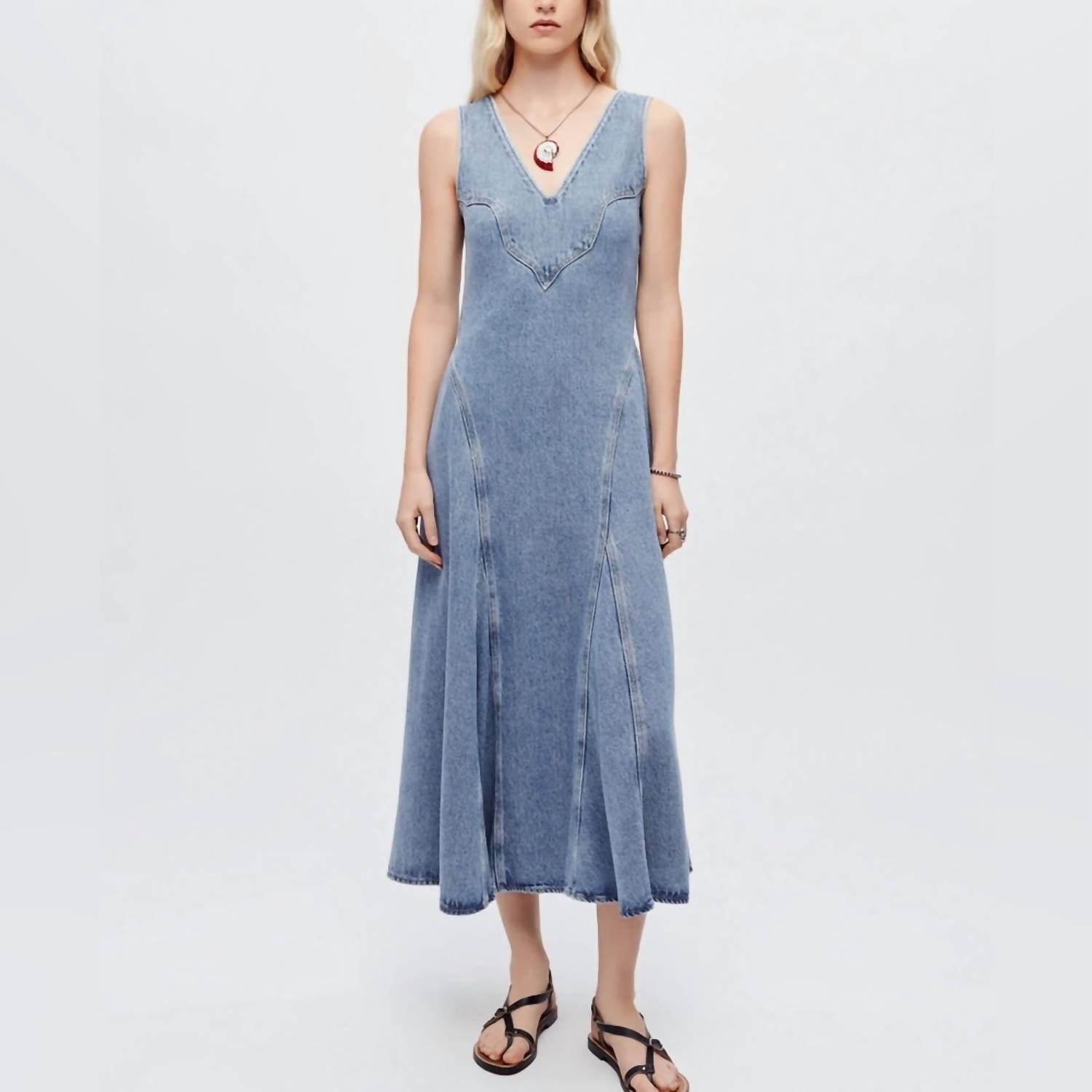 Re/Done - Western Denim Dress