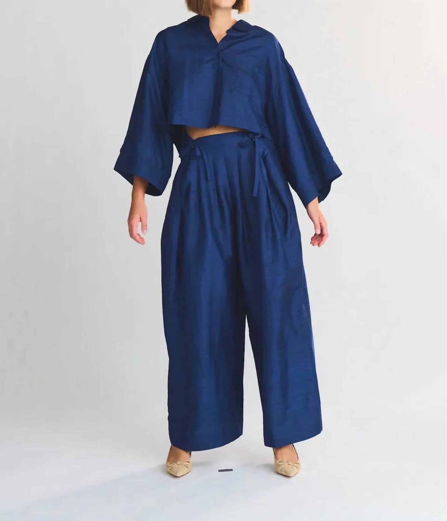 Coniglio - Banyan Pleated Snap Pant