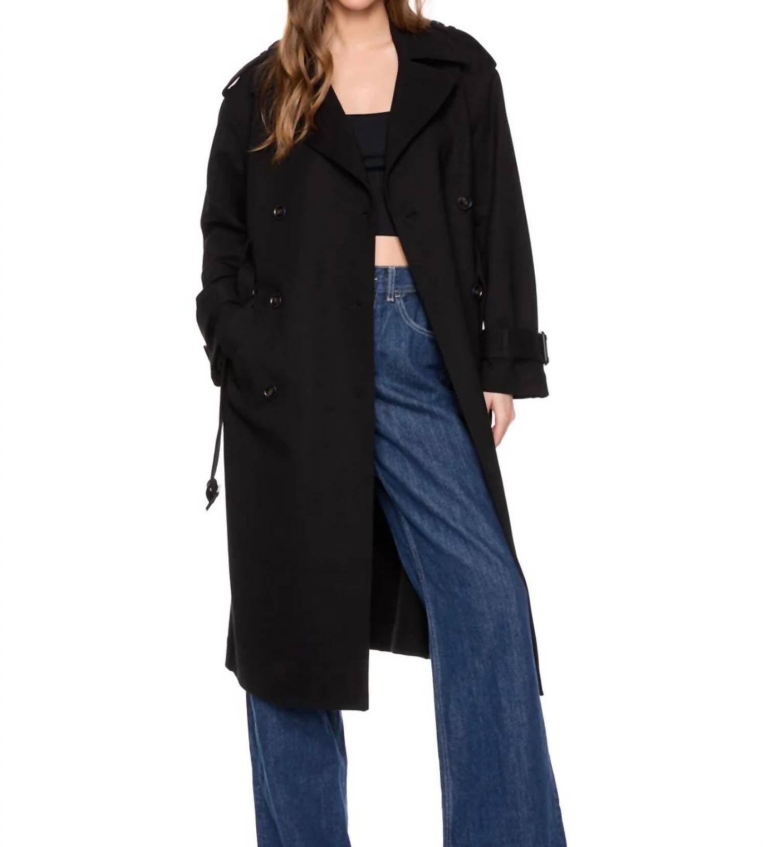 Susana Monaco - Double Knit Trench Coat