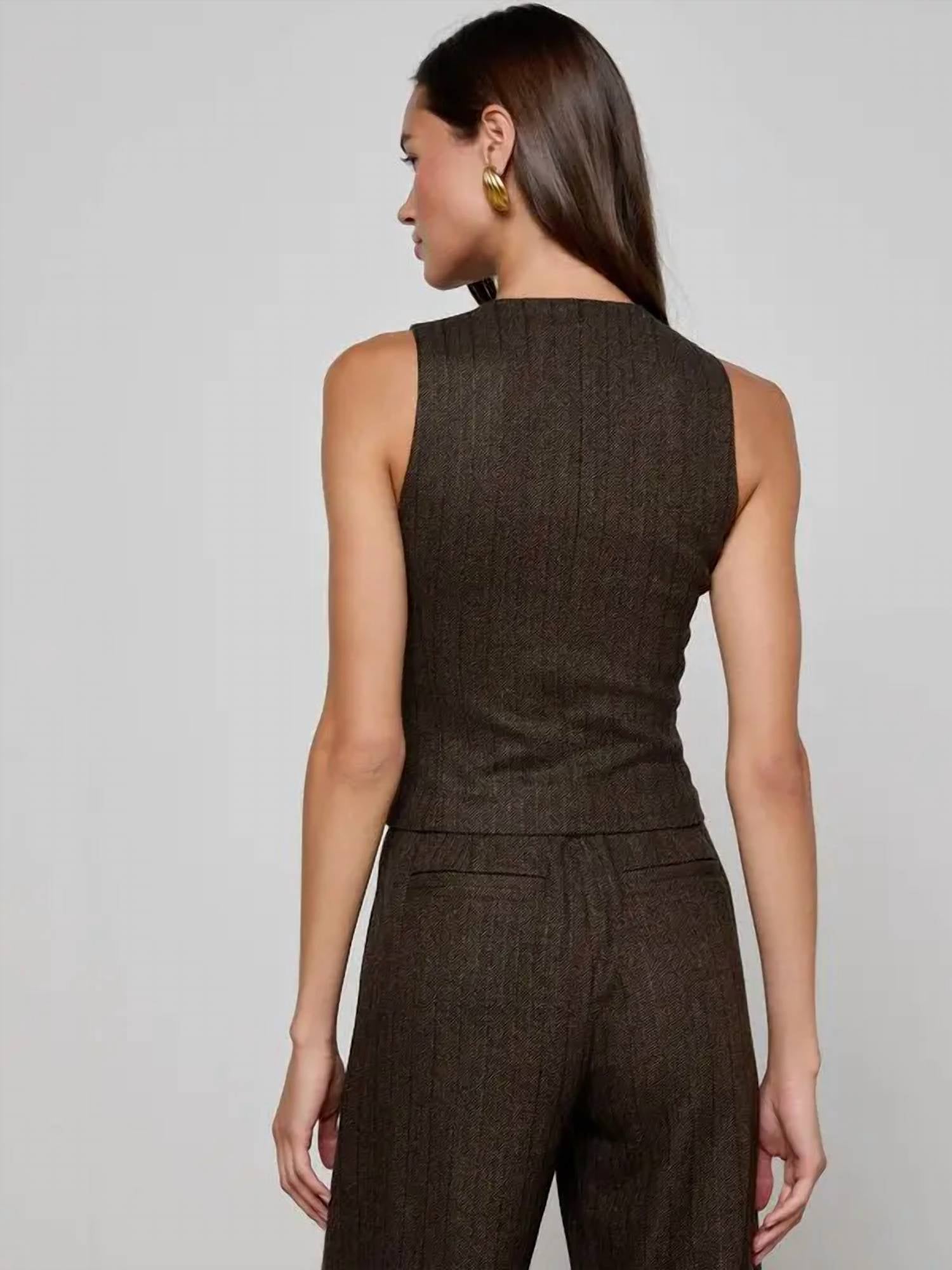 L'Agence - Drina V Neck Vest