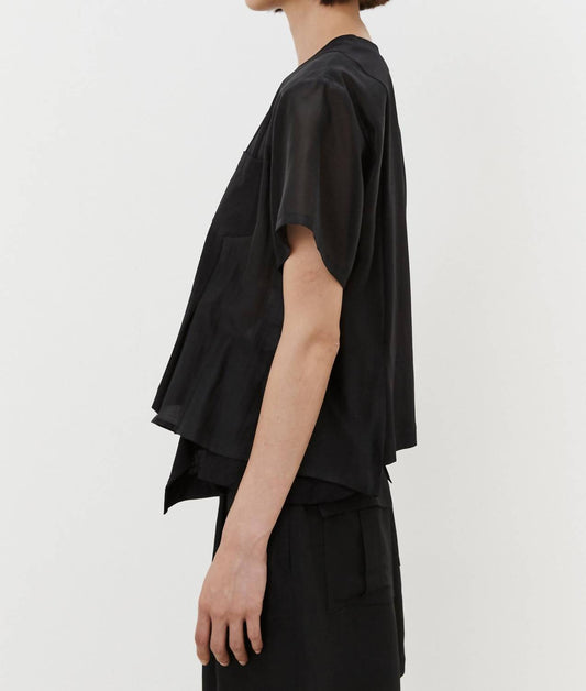 Meimeij - Layered Short Sleeve Tee