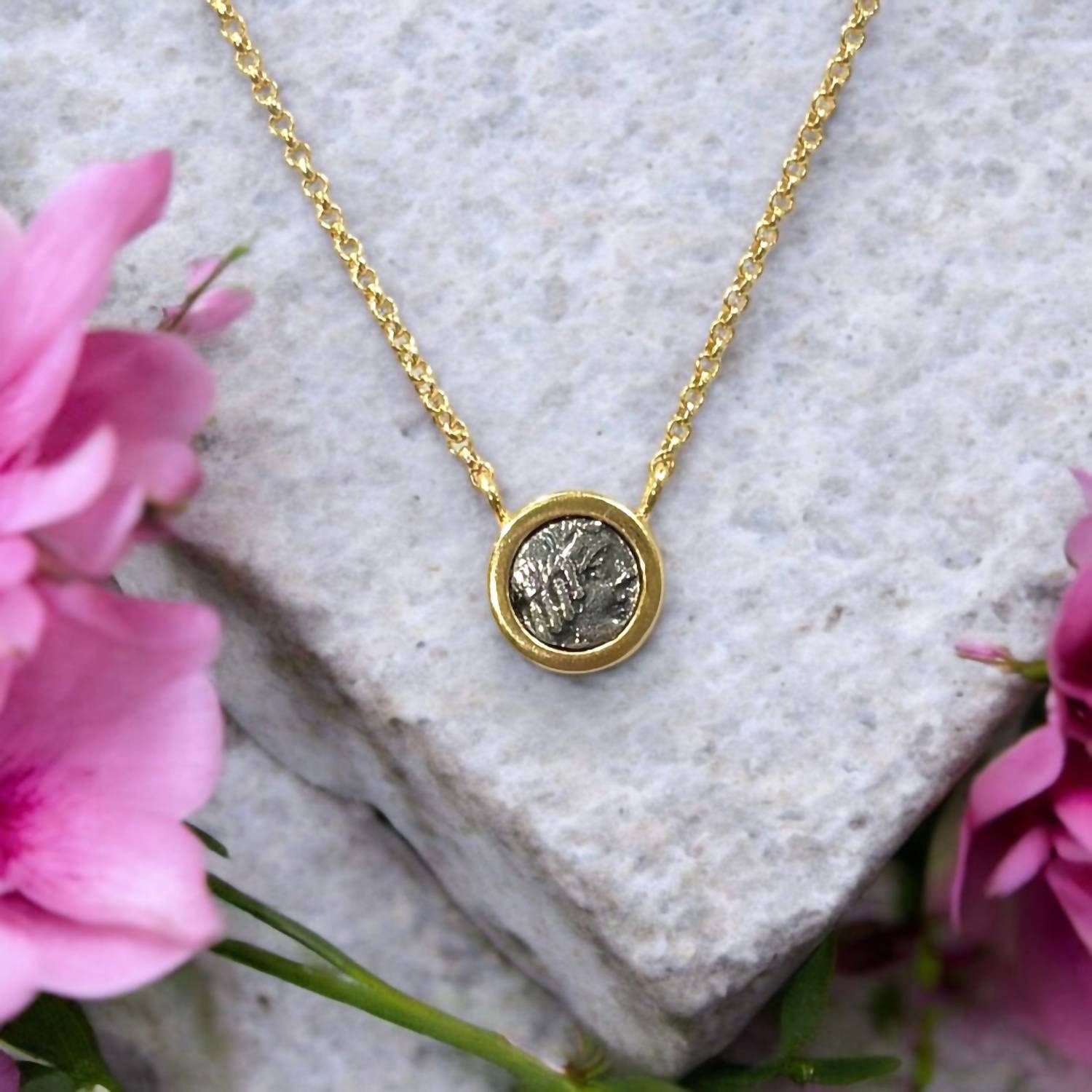 Tat2 Designs - Women's Flora Coin Necklace