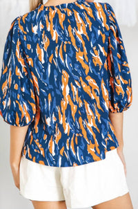 Michelle Mcdowell - Jona Smocked Top