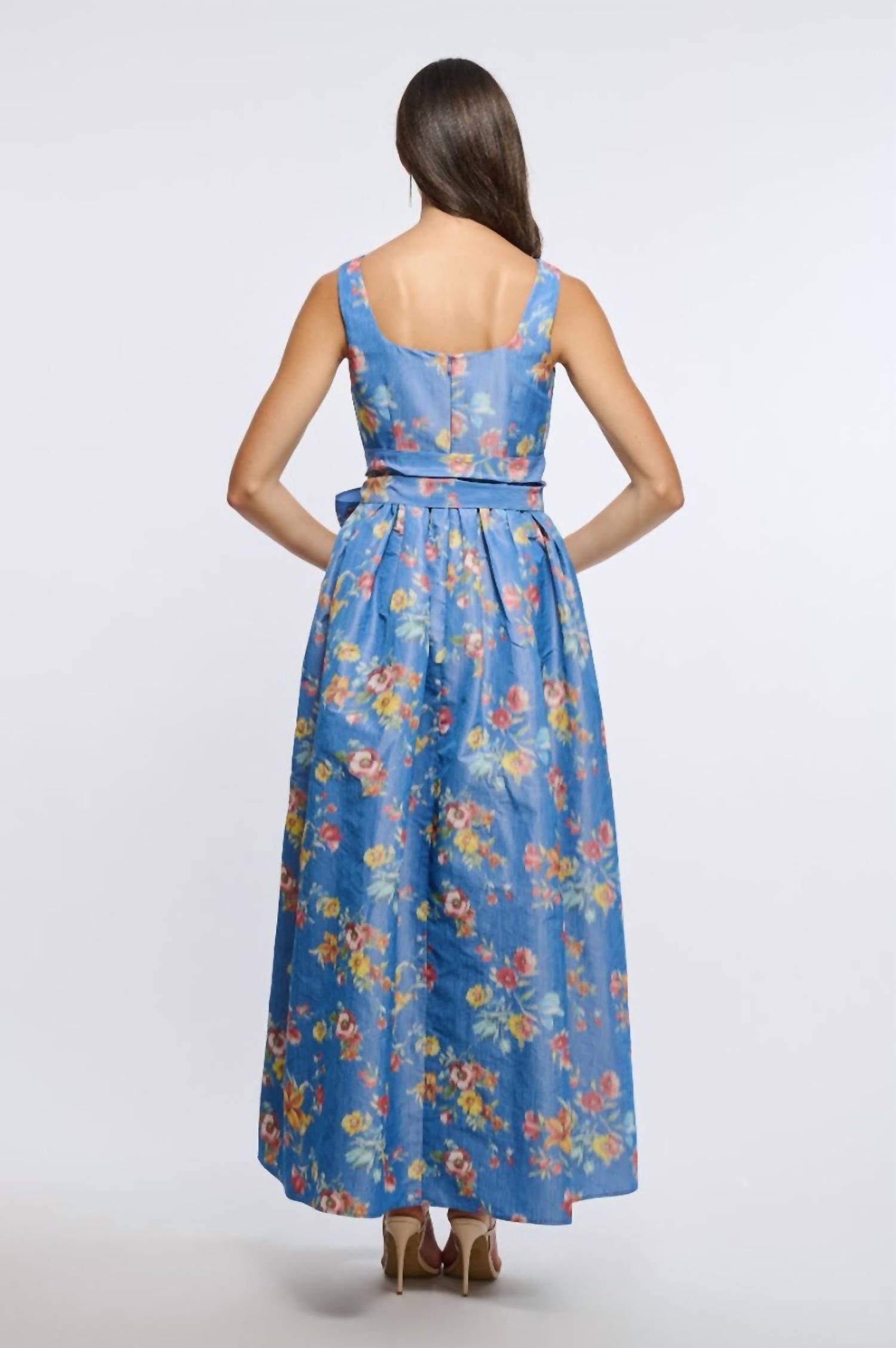 Shoshanna - Wren Floral Taffeta Dress
