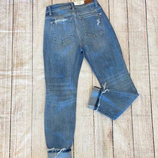 Judy Blue - Women's High Waist Boyfriend Buttonfly Jeans