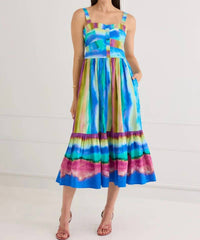 Alivia - Sunset Stripe Gianna Dress