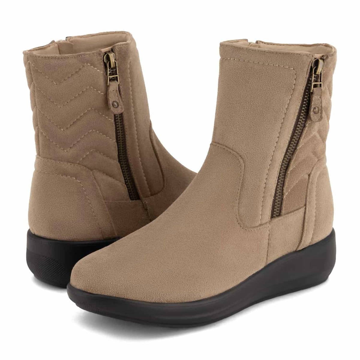 Andrea - Women's Side Zipper Low Boot