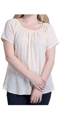 Gigi Moda - Contadina Off-shoulder Blouse