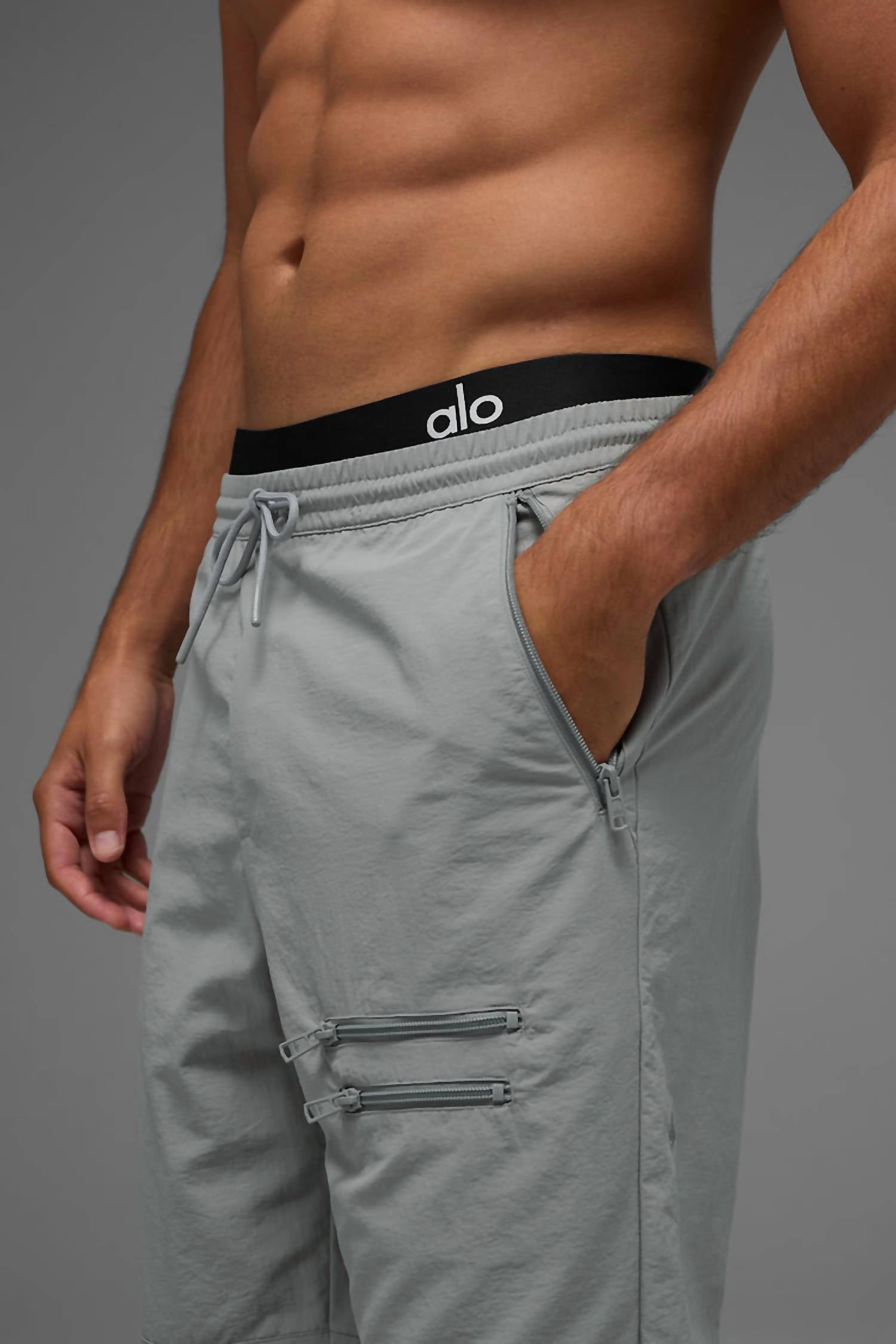 ALO YOGA Takeaway Track Pants in gray - men's pants - view 5