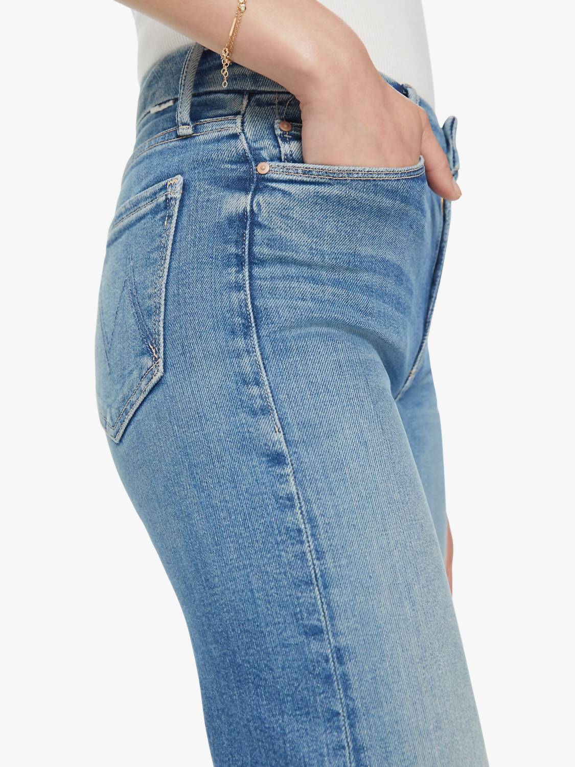Mother - THE ROLLER FRAY JEANS