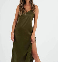 Lucca - Sierra Satin Back Tie Dress