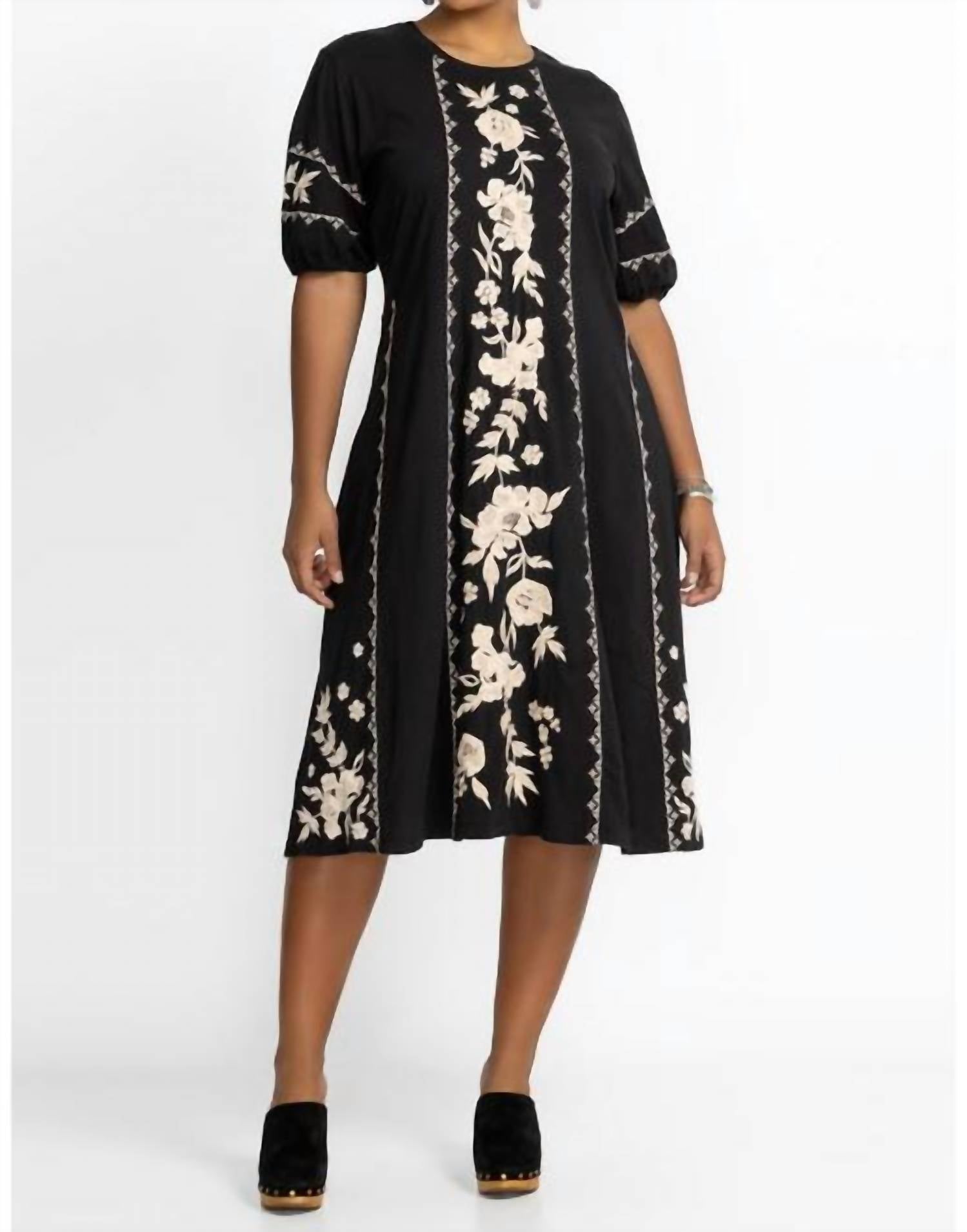Johnny Was - WOMEN'S SEAMED KNIT DRESS CAMILLE PLUS