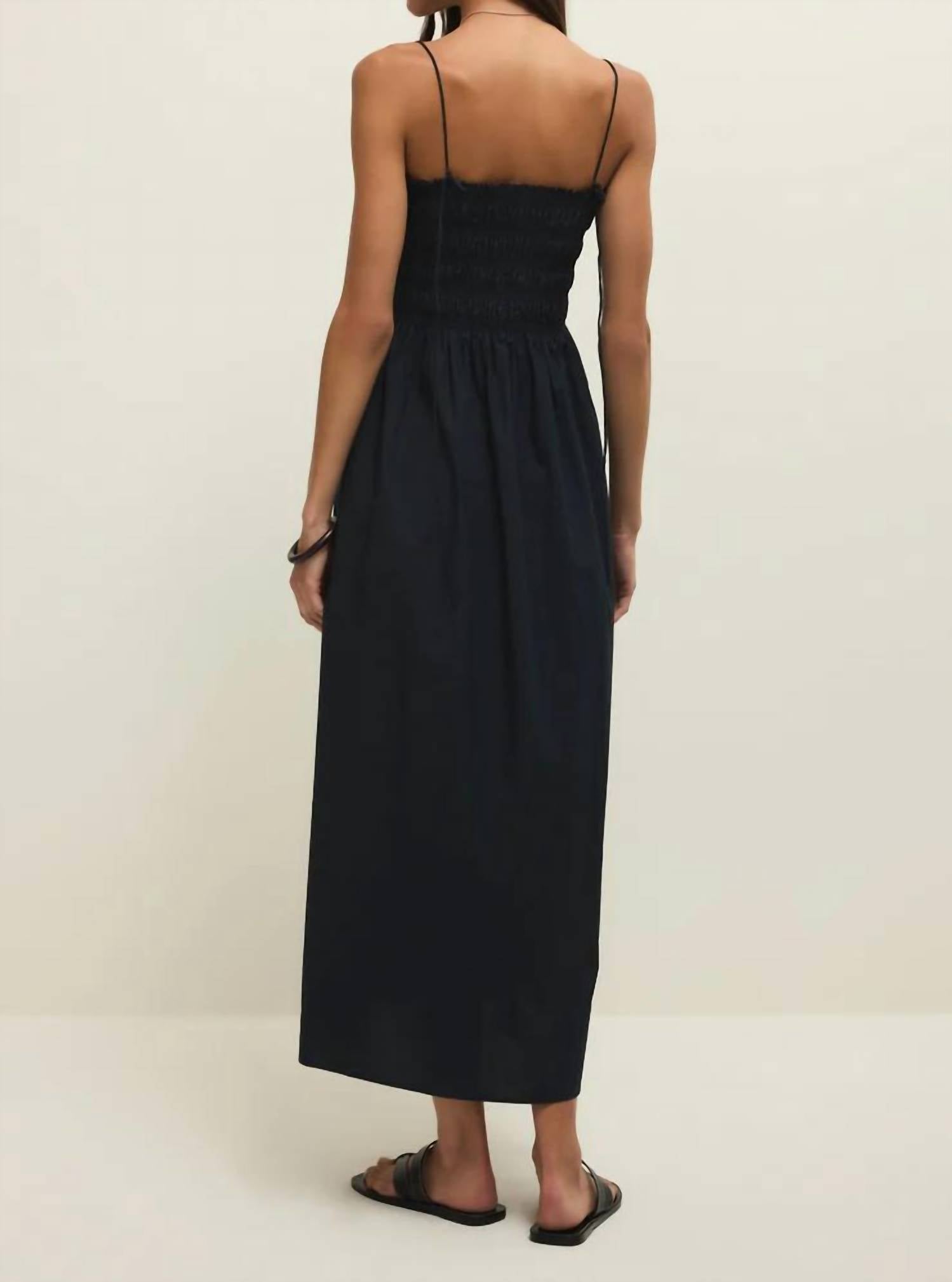Z Supply Cornelia Maxi Dress in black - women's dress - alternate view