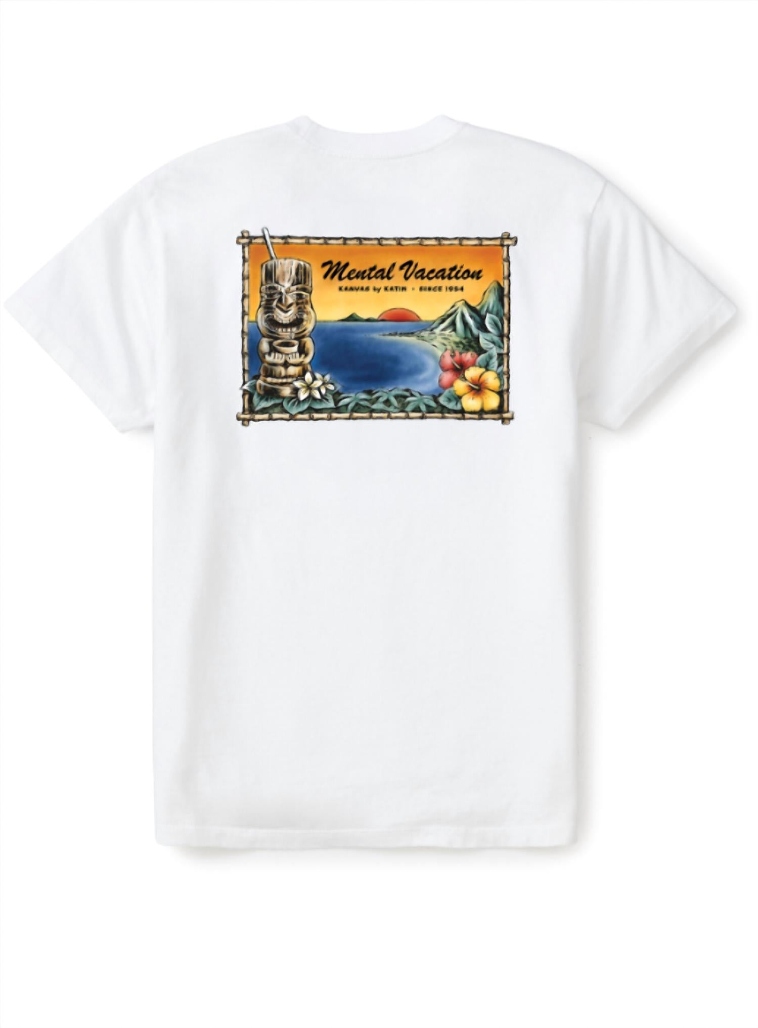 Katin Men's Departure Tee in white - men's t-shirt