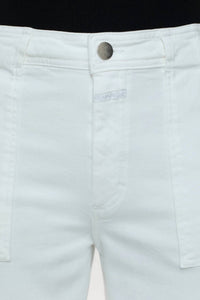 CLOSED Aria High Rise Denim Jeans in white - women's jeans - alternate view