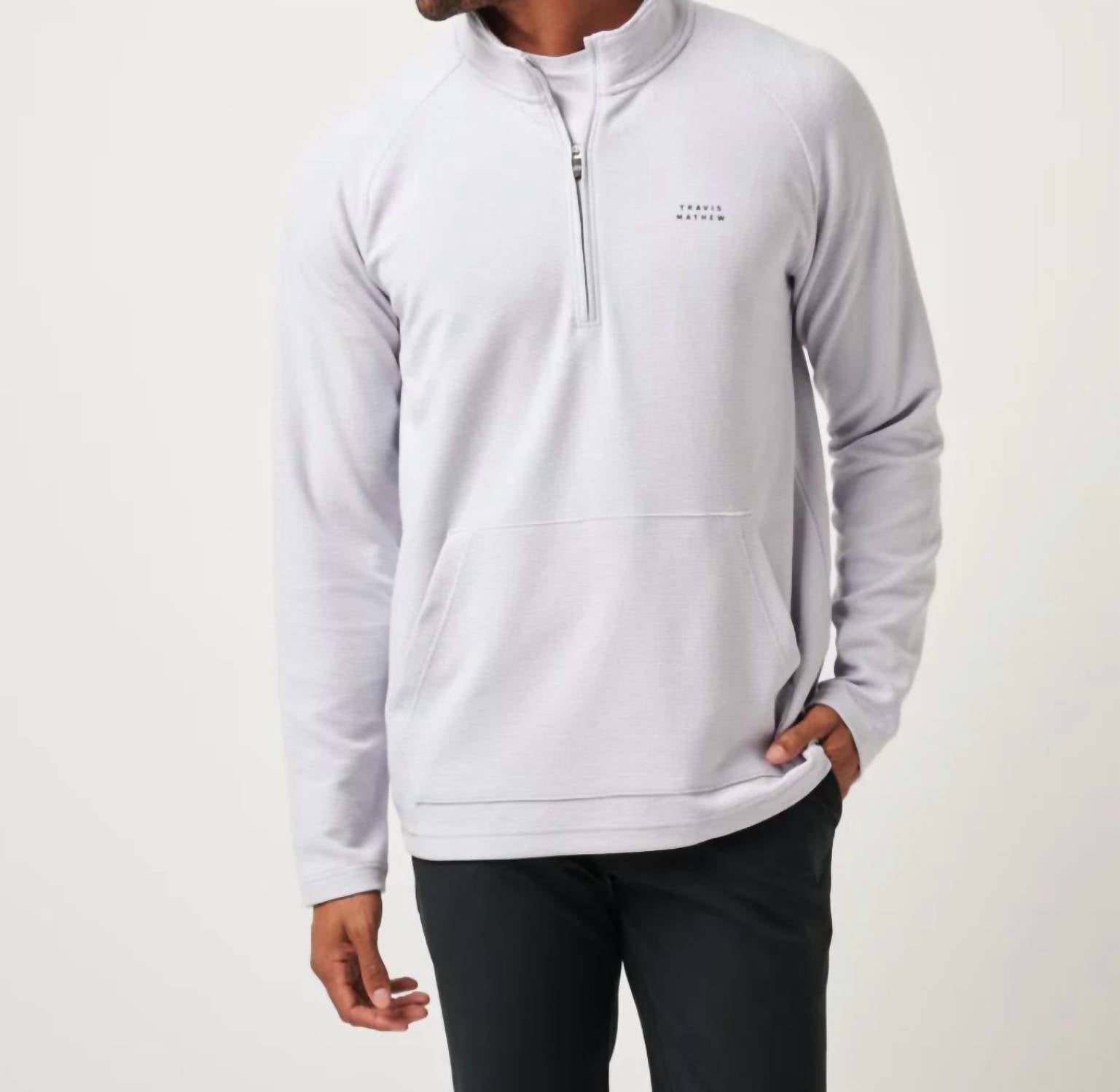 Travismathew - Performance Waffle Quarter Zip Pullover