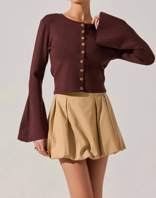 Astr - Nylah Bell Sleeve Cardigan