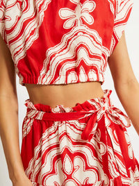 Lemlem - Muna Ruched Crop Top