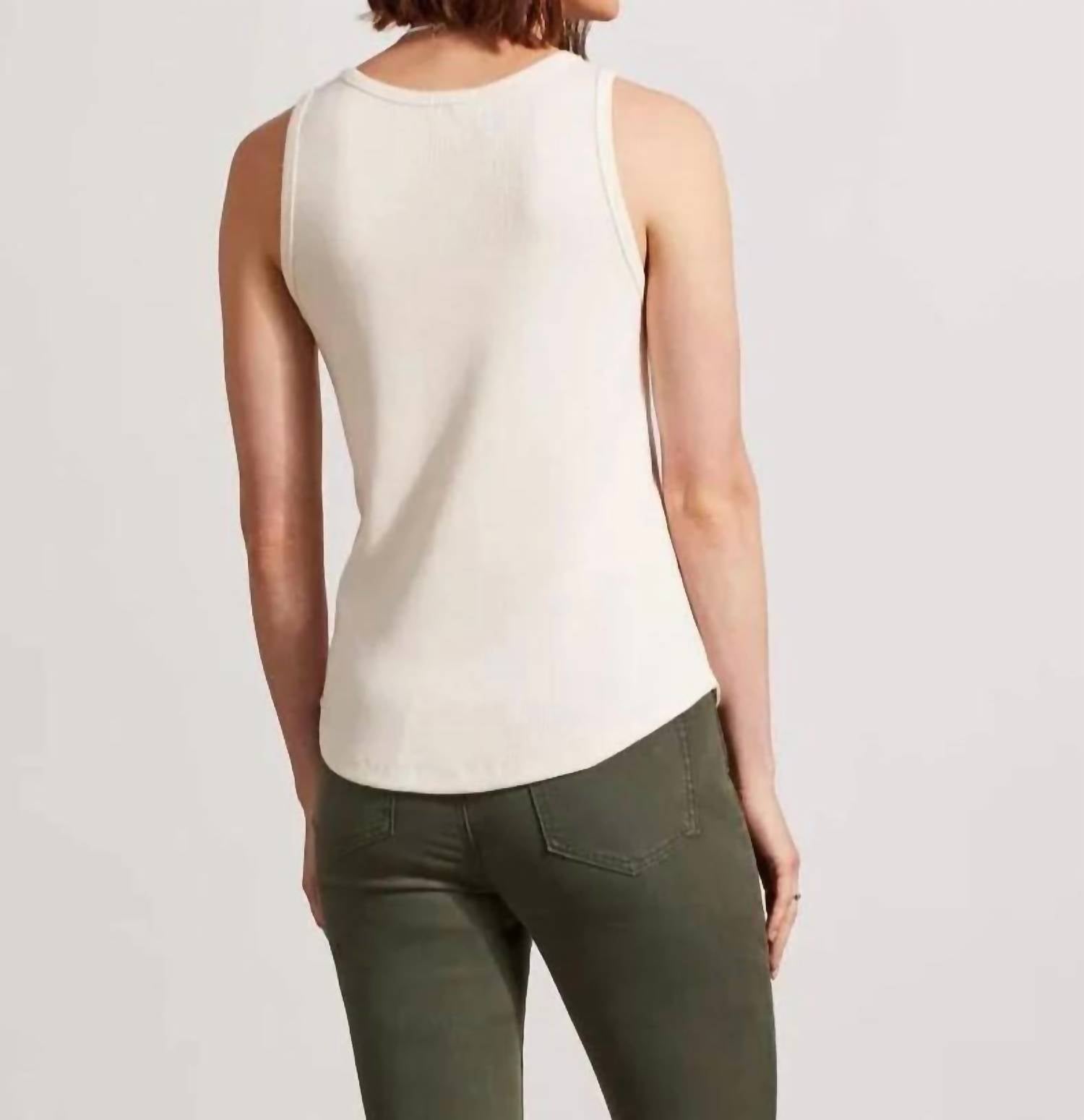 Tribal - Henley Tank Top W/Buttons