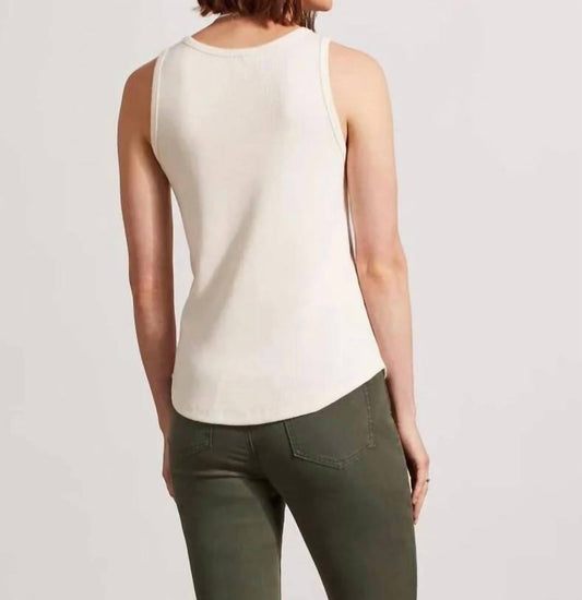 Tribal - Henley Tank Top W/Buttons