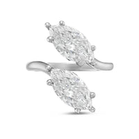 Diana M Jewels - Women's Marquise Lab-Grown Diamond Fashion Ring (12.00 Ct) - Luxe