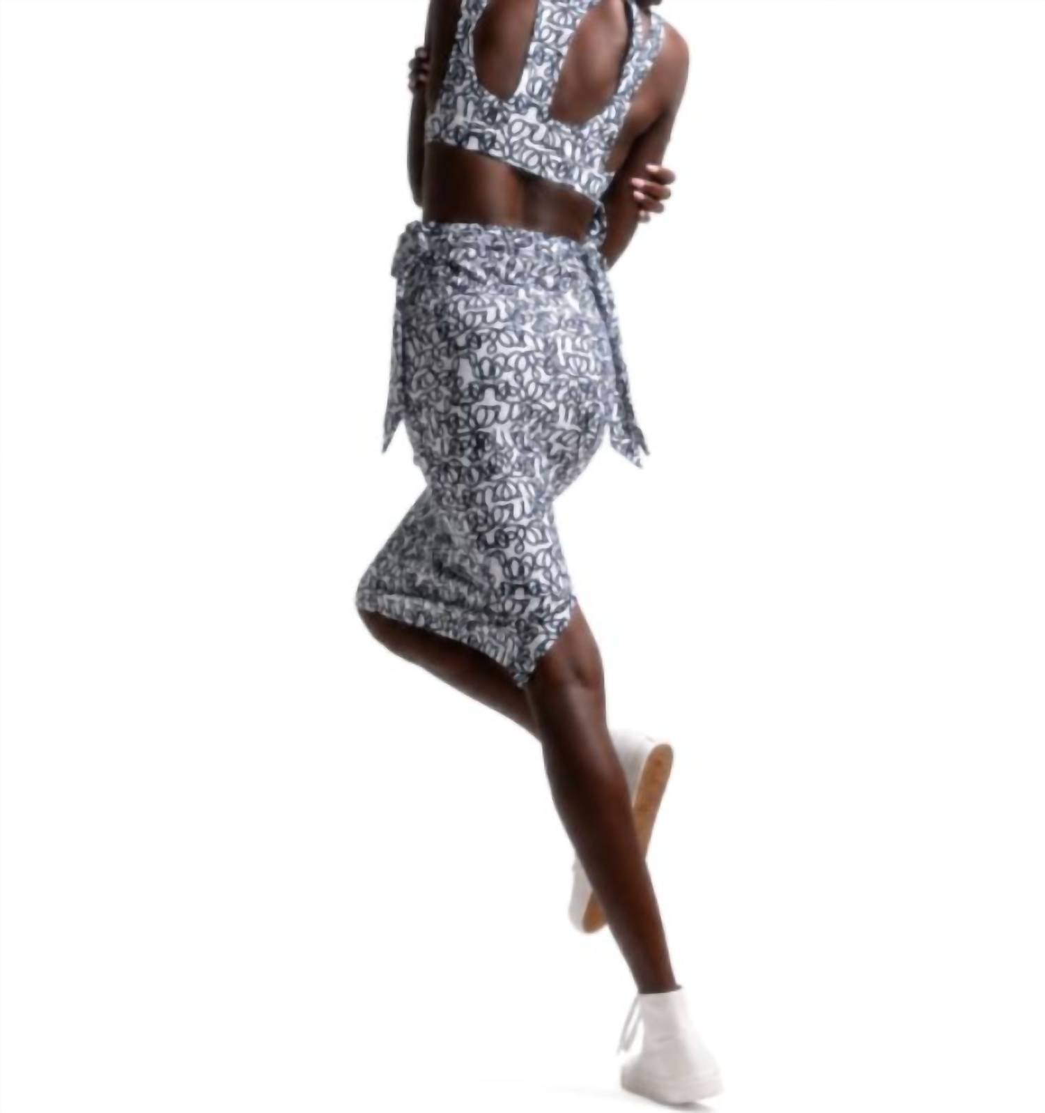 The Athletic Side Of Us - Scribbler Set – Hand-drawn Scribble Art Two-piece Spring Street Style Set