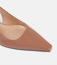 Gianvito Rossi - Women's Lindsay 55 Patent Leather Slingback Pumps