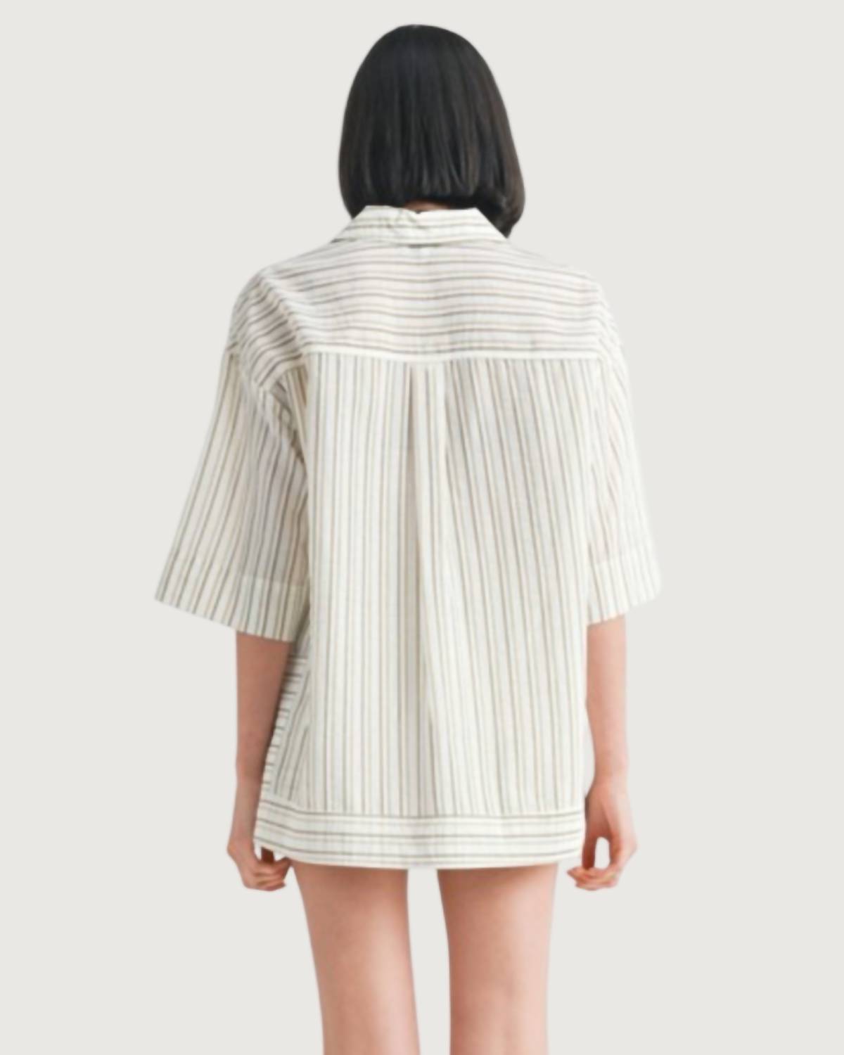 Emory Park - Campbell Stripe Oversized Tunic Top