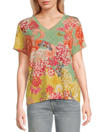Johnny Was - Janie Short Sleeve Print Tee