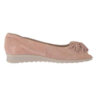 The FLEXX Women's Boco Loco Ballet Flat in rose gold - women's flats - detail view