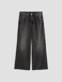 AG Jeans Saige Wide Leg Crop Jeans in overnight - women's jeans - view 7