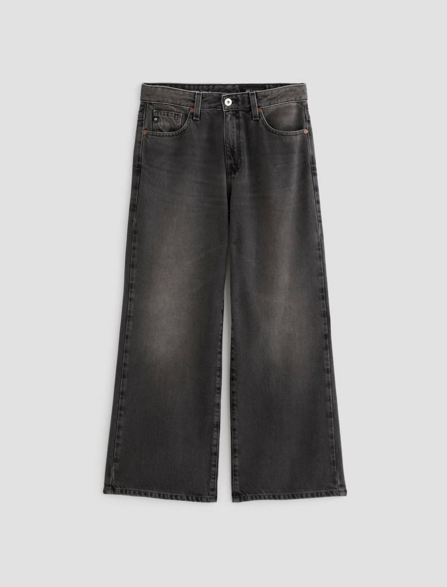 AG Jeans Saige Wide Leg Crop Jeans in overnight - women's jeans - view 7