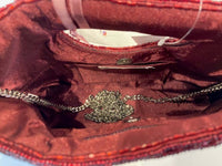 Tiana - Cutout Handle Linear Bead Clutch