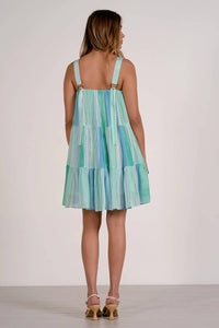 Elan - Adjustable Straps Printed Sun Dress