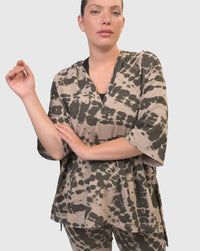 Alembika - Inhale Hooded Hi-lo Top