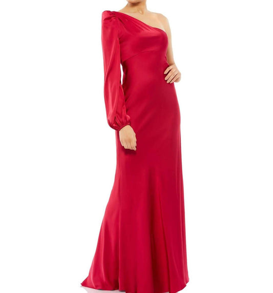 Ieena For Mac Duggal - Long Formal One Shoulder Dress