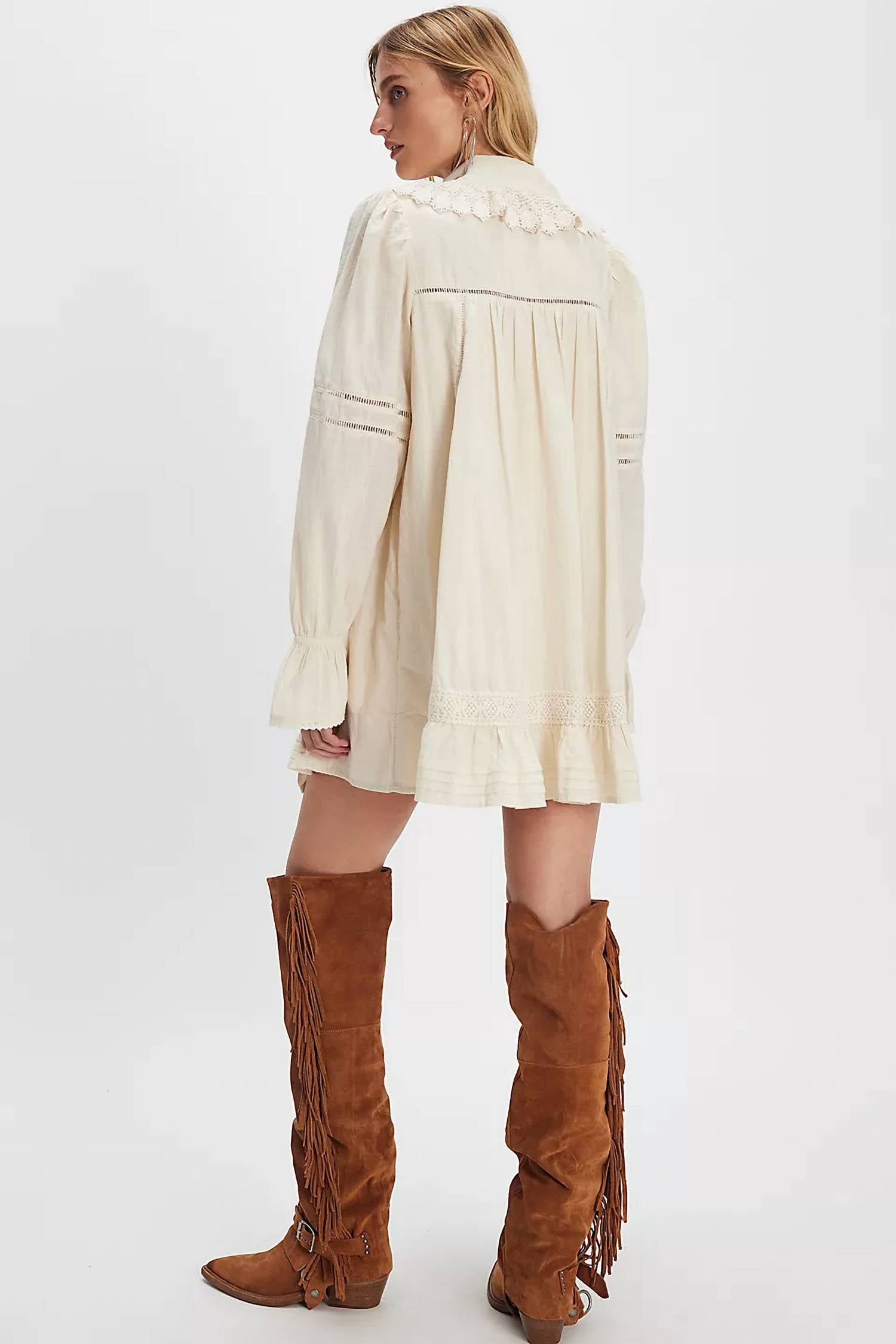 Free People - 5 O’clock Tea Time Mini Dress