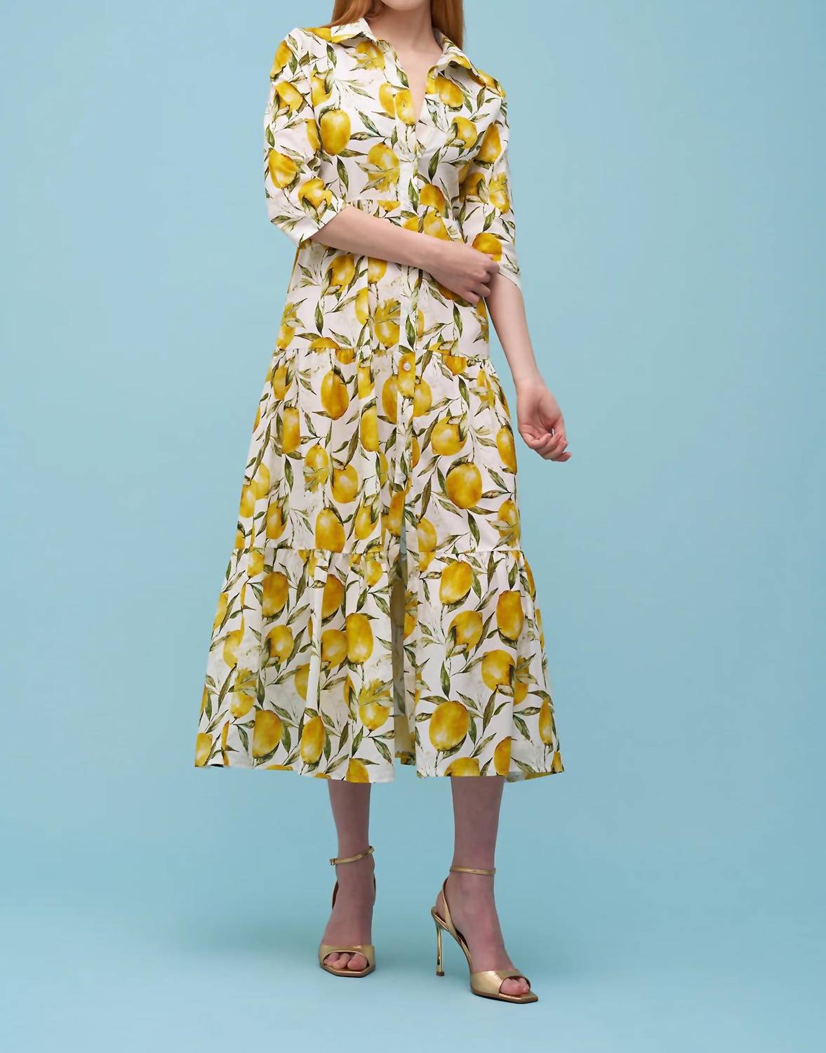 Astrid - Molly Woven Midi Dress
