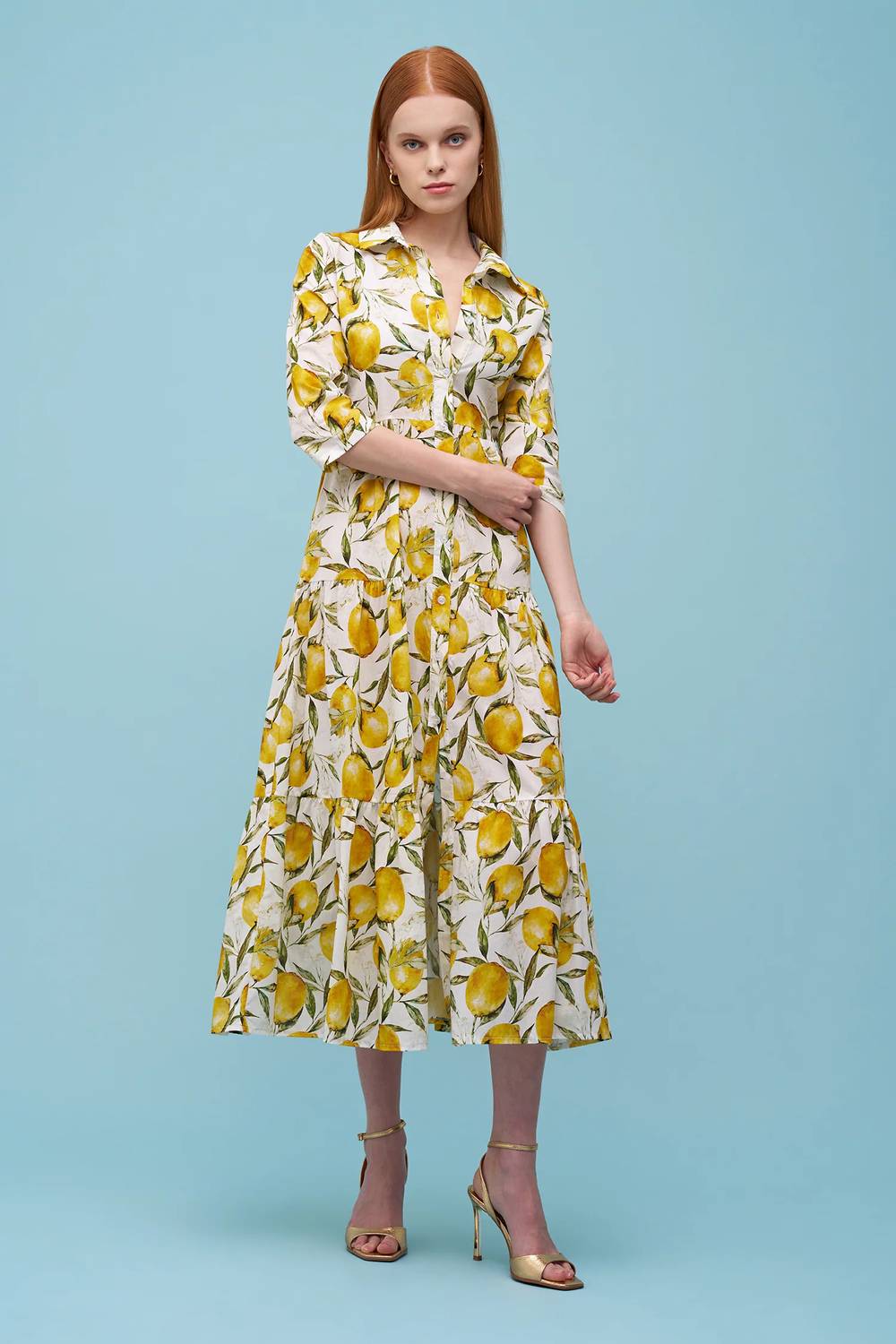 Astrid - Molly Woven Midi Dress