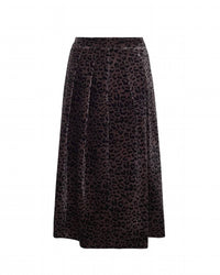 The Burgess Collection - Women's Blythe Velvet Midi Skirt
