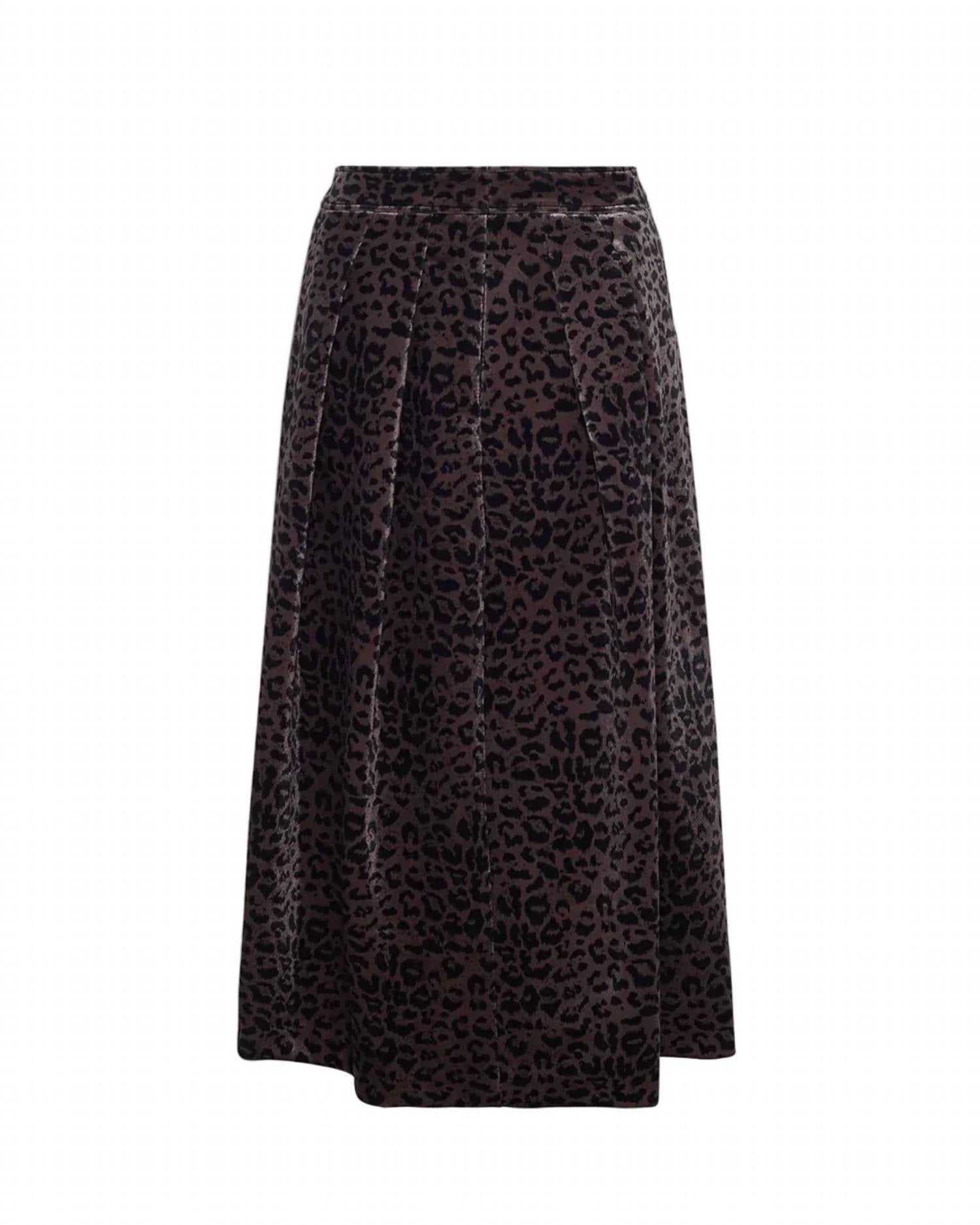 The Burgess Collection - Women's Blythe Velvet Midi Skirt