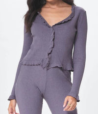 Lamade - Sweet Serenade Ruffle Cardigan