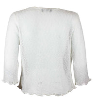 Papa Fashions - Mesh Sweater Cardigan