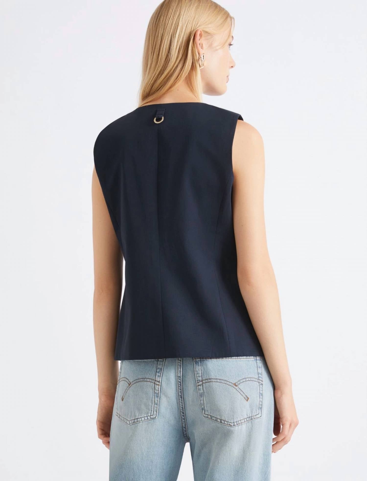 Marella - Cotton Gabardine Gilet