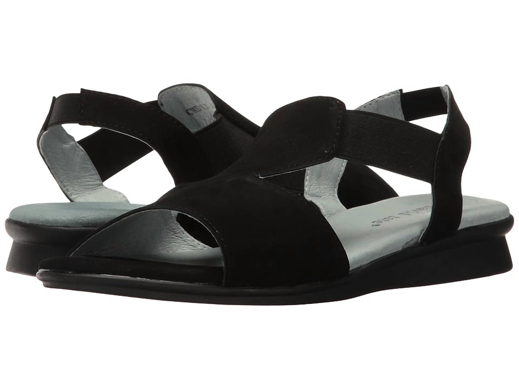 David Tate Women's Ash Sandals in black - women's sandal - alternate view