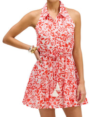 Allison New York - Zoey Halter Neck Mini Dress