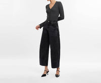 Bayeas - Katia High Rise Barrel Jeans