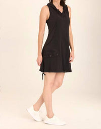 Xcvi - Sumi Active Whisper Stretch Hooded Cargo Mini Dress
