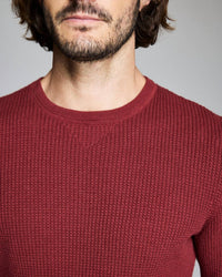 Billy Reid - Mini Waffle Crewneck Sweater