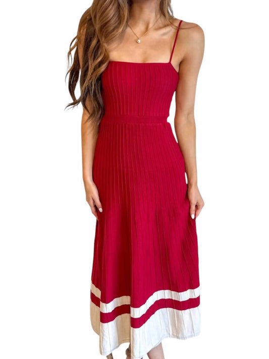 Olivaceous - Sideline Strut Maxi Dress